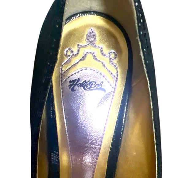HALEBOB 👠Elegant Black Peep-Toe Heels - Picture 2 of 7